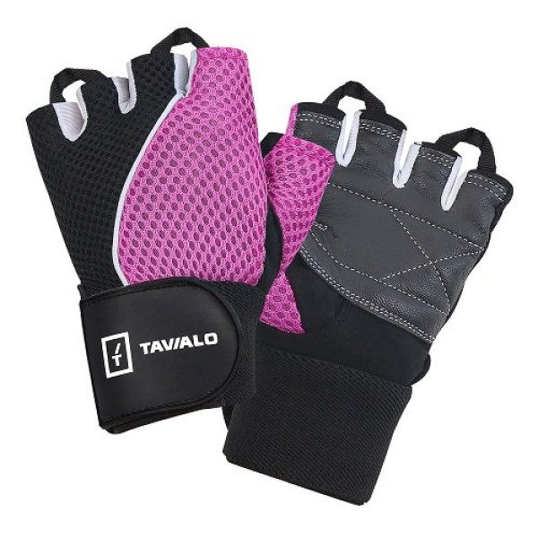 Спортивные перчатки Tavialo Black-Pink S женские