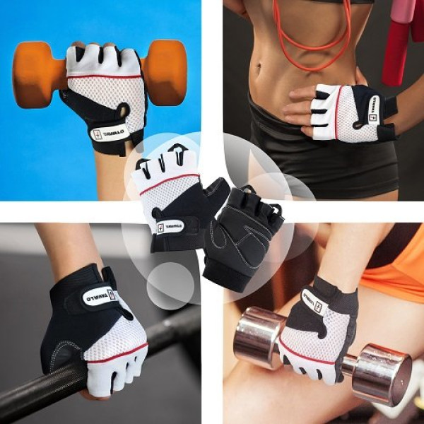 Спортивные перчатки Tavialo Black-White S