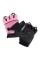 Спортивные перчатки Tavialo Tavialo Black-Pink M  (цепкий полиэстер)