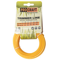 Леска для триммера Procraft квадрат 15 м 2 мм, нейлон